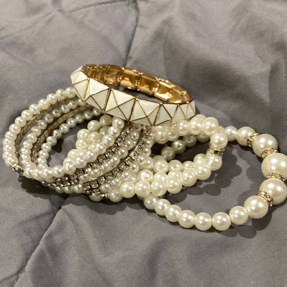 Womens pear bracelet bundle